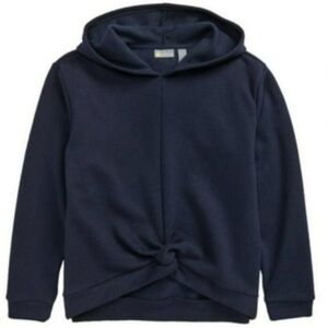 Zella black hoodie front knot soft lightweight
